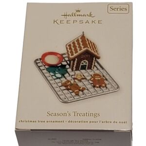 2011 Hallmark Season's Treatings gingerbread house cookie ornament seasons 3rd